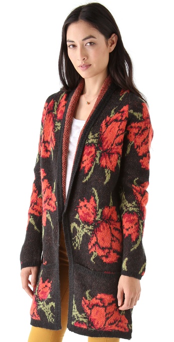 flower power cardigan