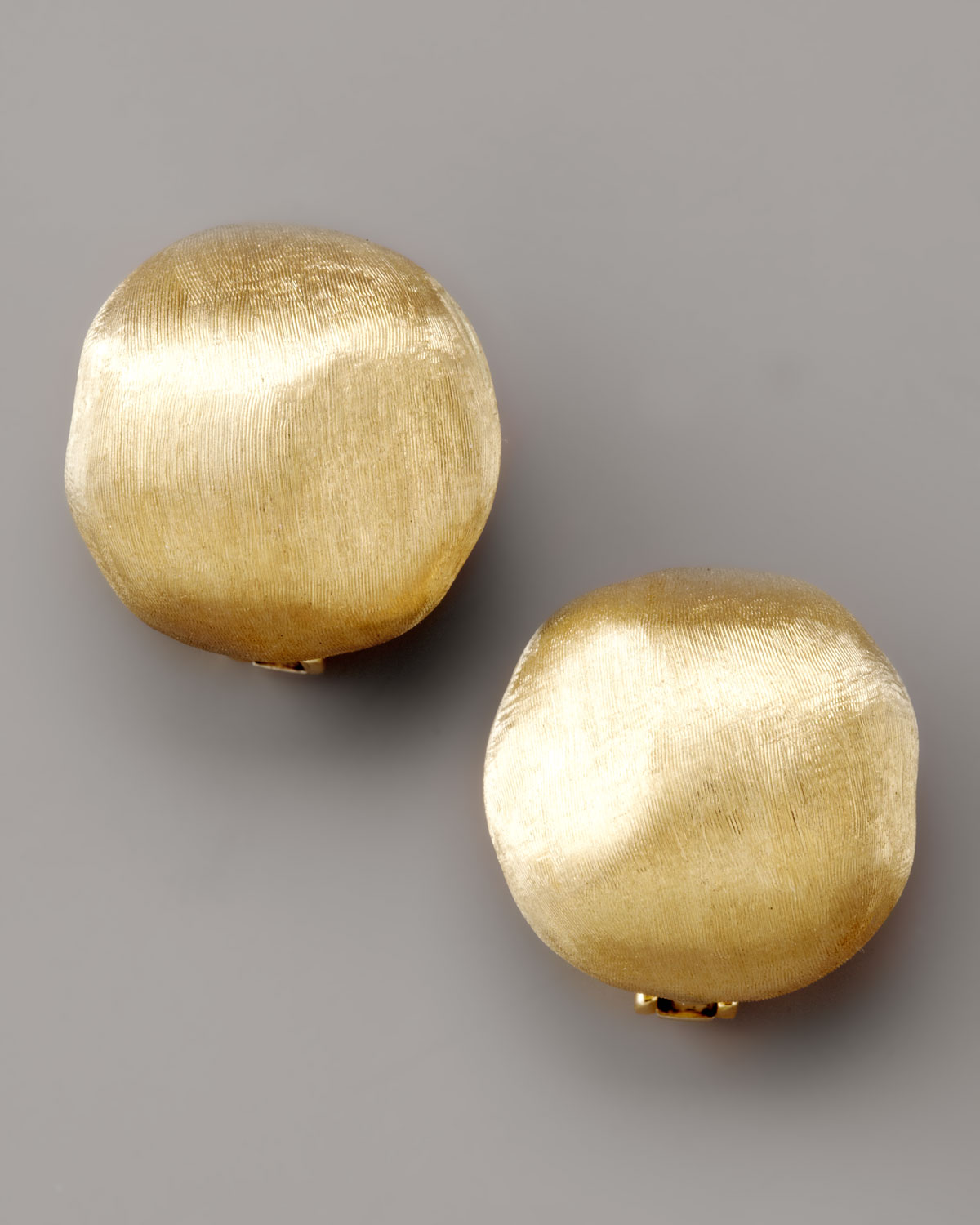 large gold stud earrings