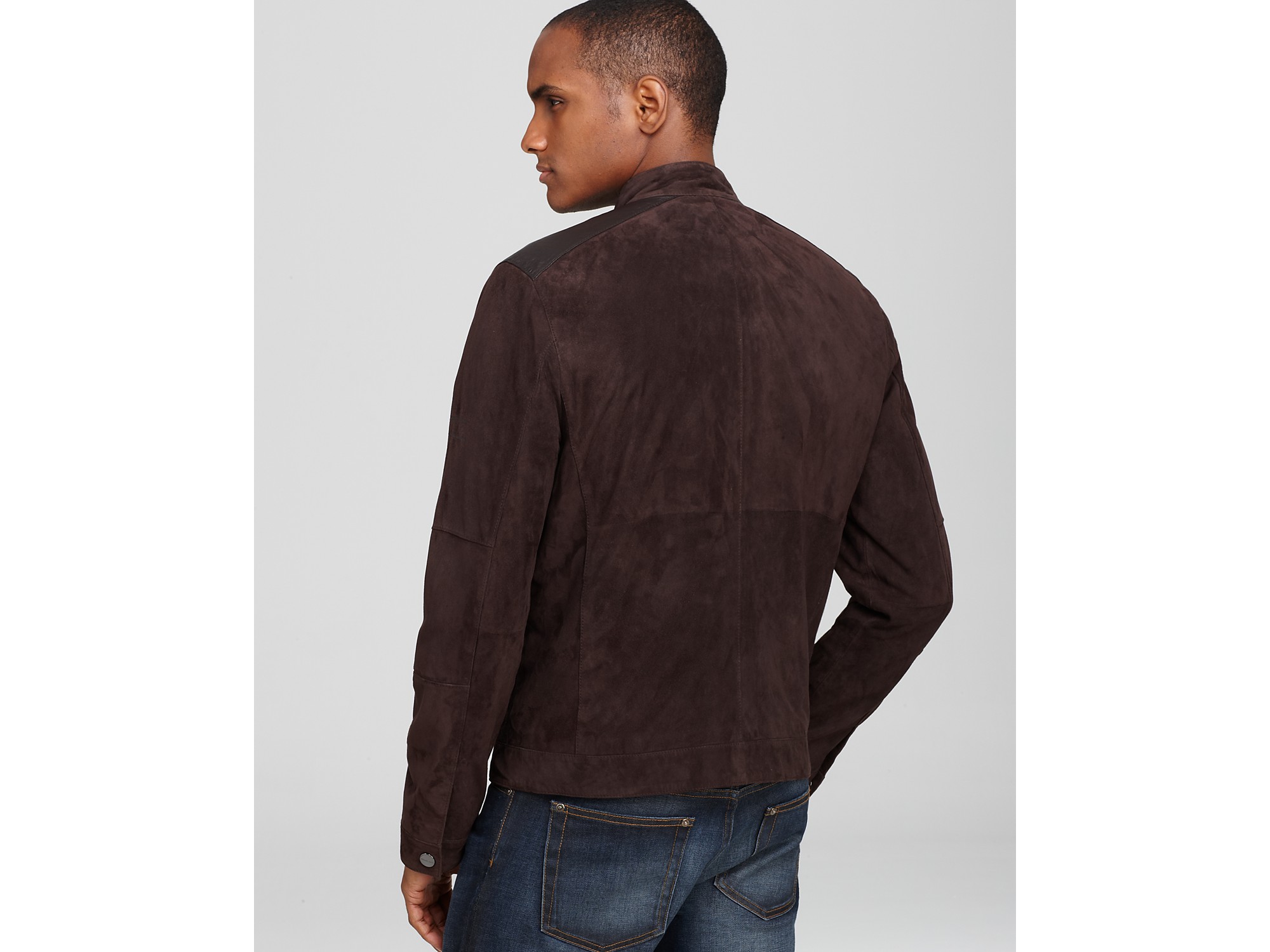 suede racer jacket