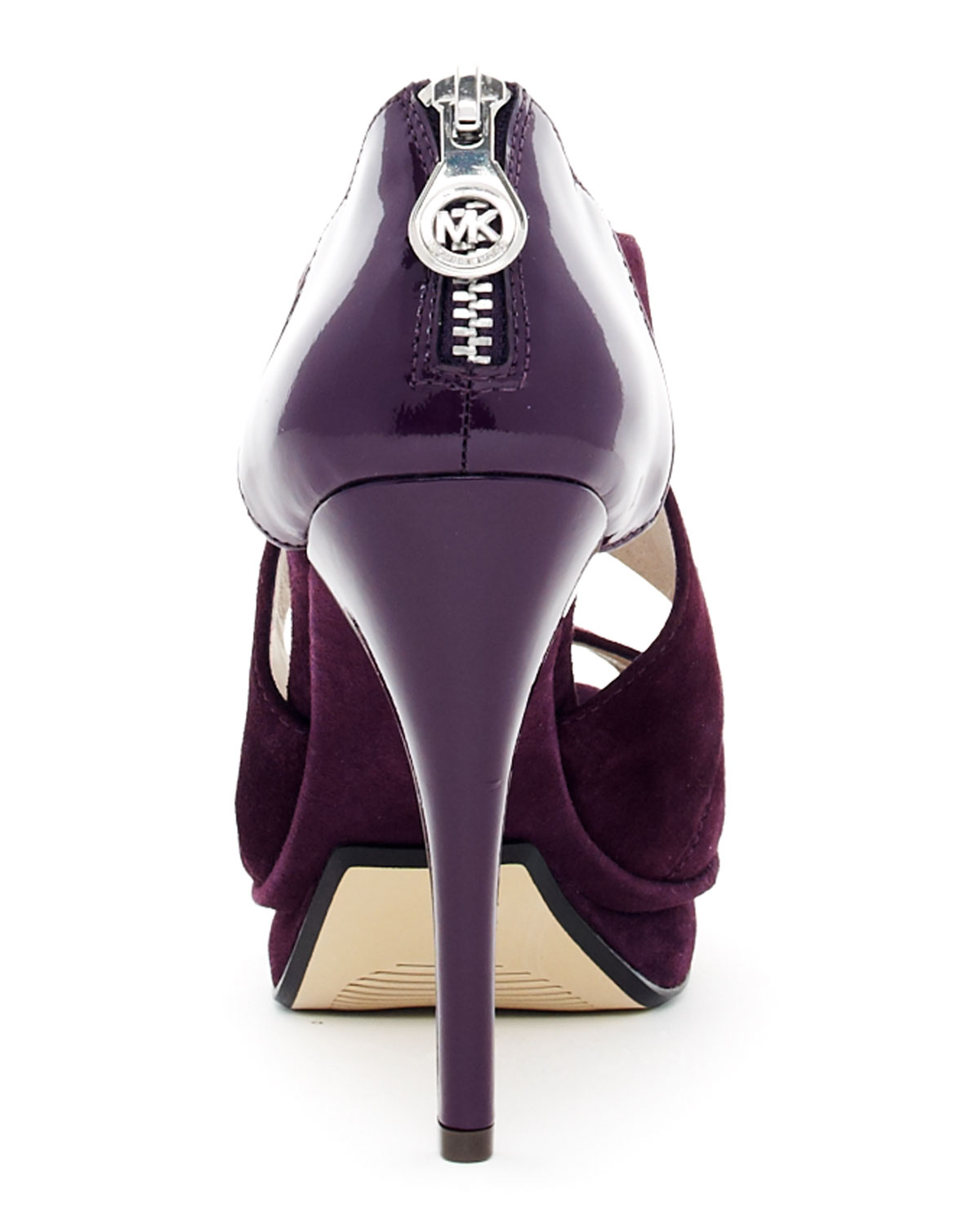 Michael kors purple shoes deals