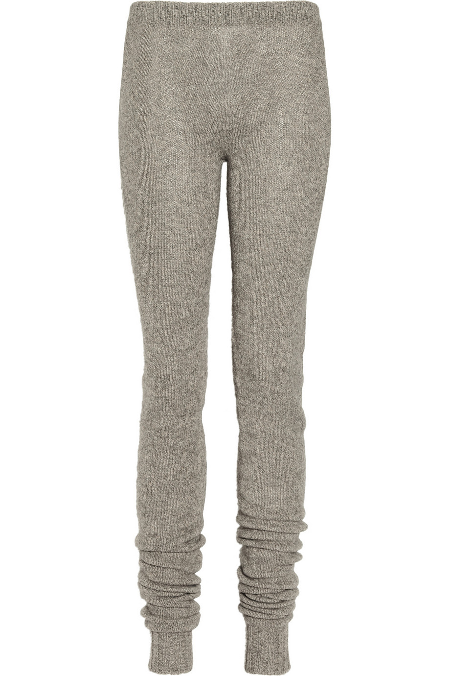 Rick owens Merino Wool and Yakblend Leggings in Gray (taupe) | Lyst
