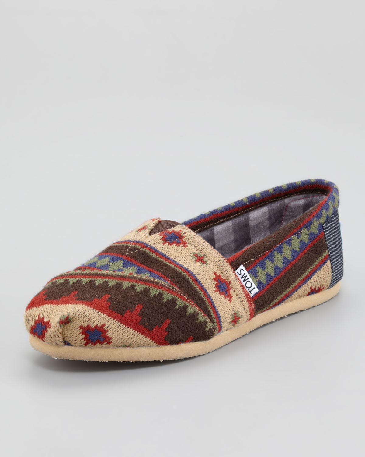 toms printed shoes