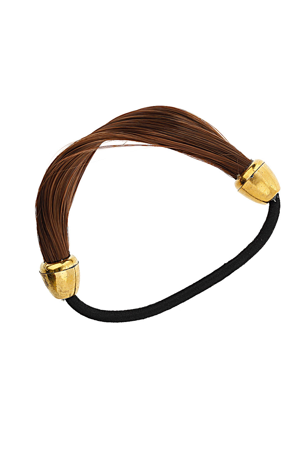 Topshop Fake Hair Hair Tie In Brown Lyst