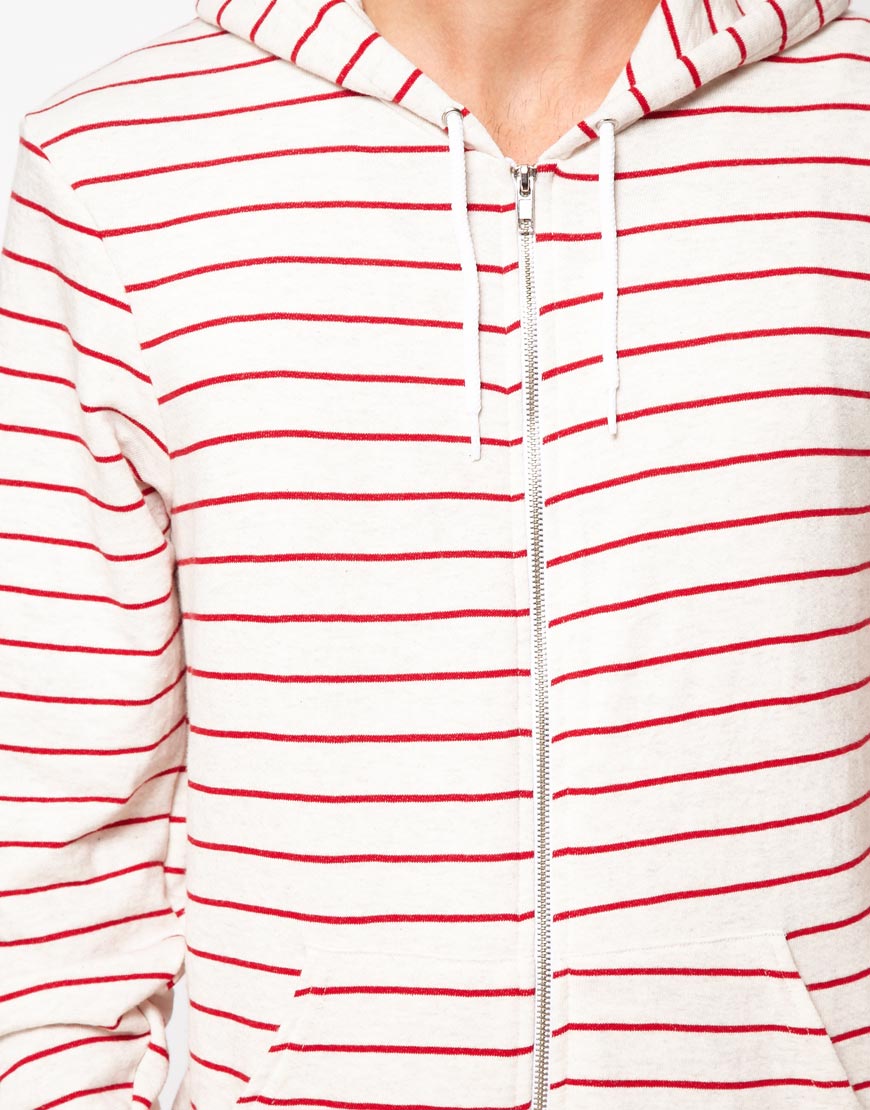 american apparel red hoodie