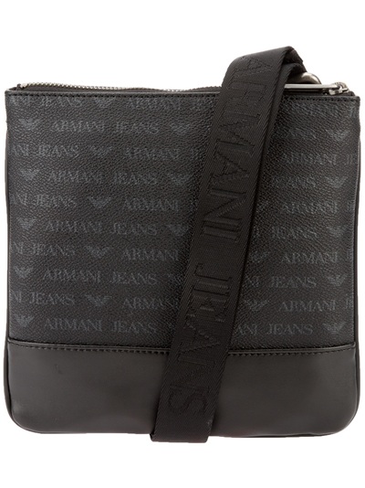 Armani jeans small online nylon pouch bag