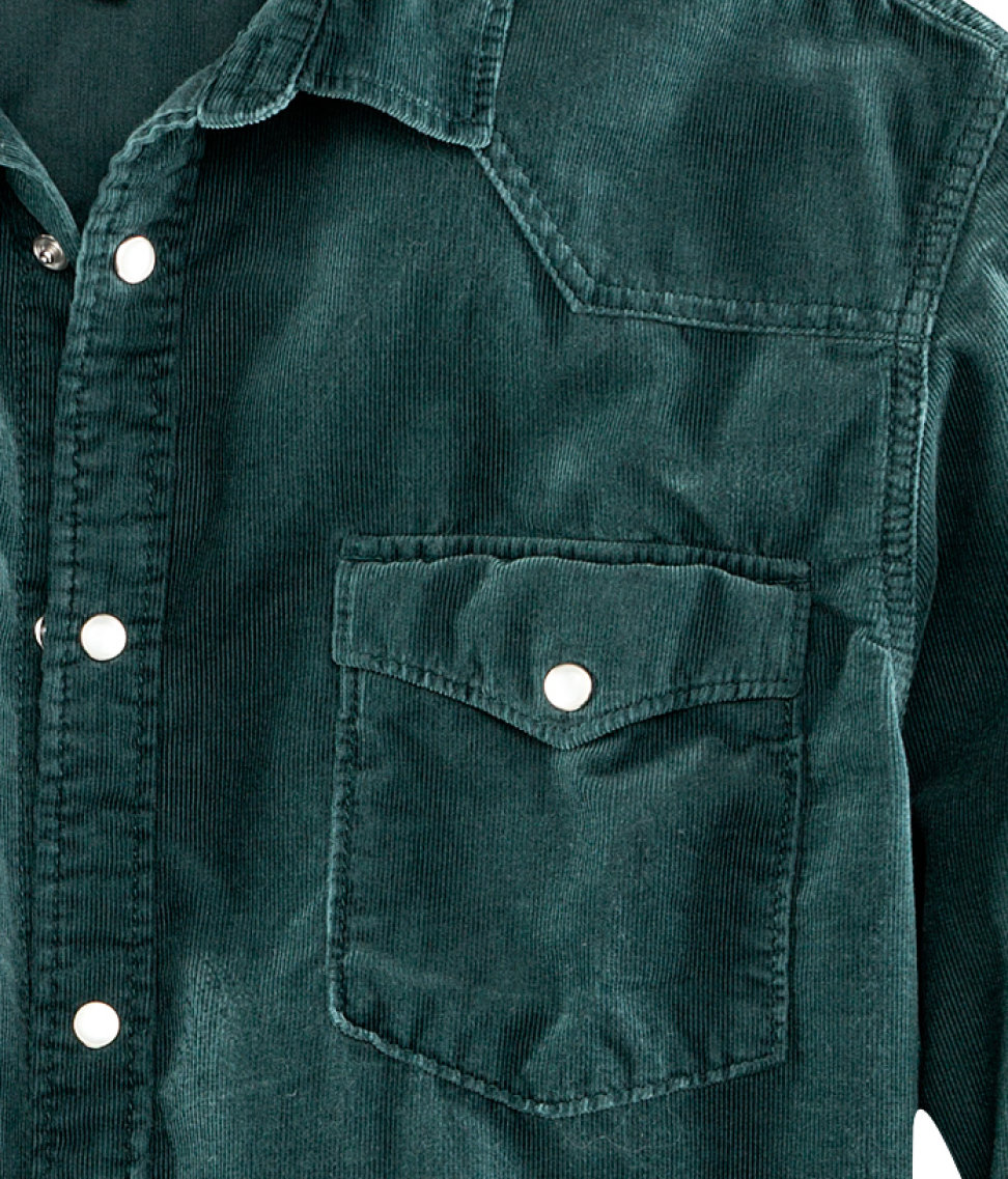 H\u0026M Corduroy Shirt in Green for Men | Lyst