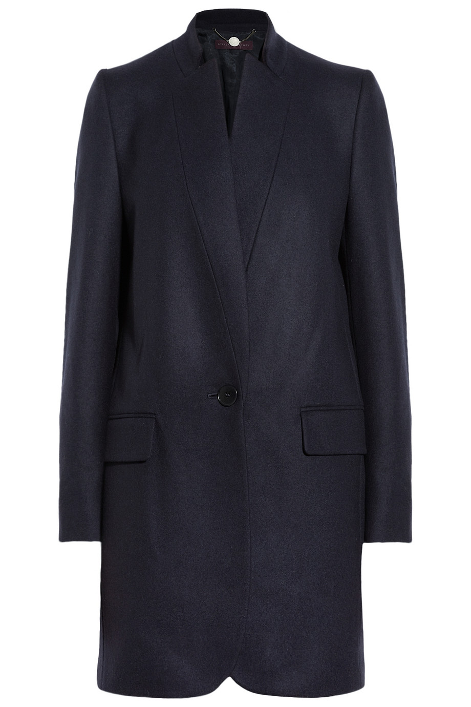 Stella Mccartney Bryce Wool and Cashmere Blend Coat in Blue (navy) | Lyst