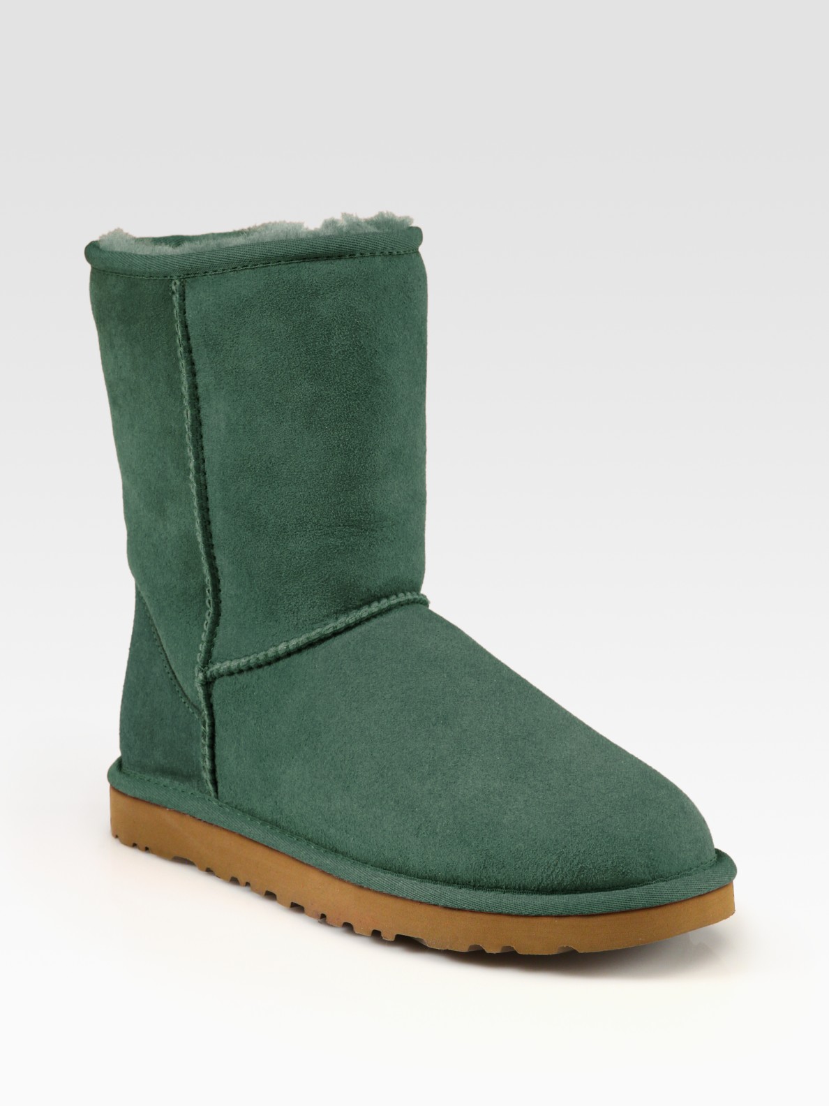 Ugg Classic Short Sheepskin Boots in Green (pnn) Lyst