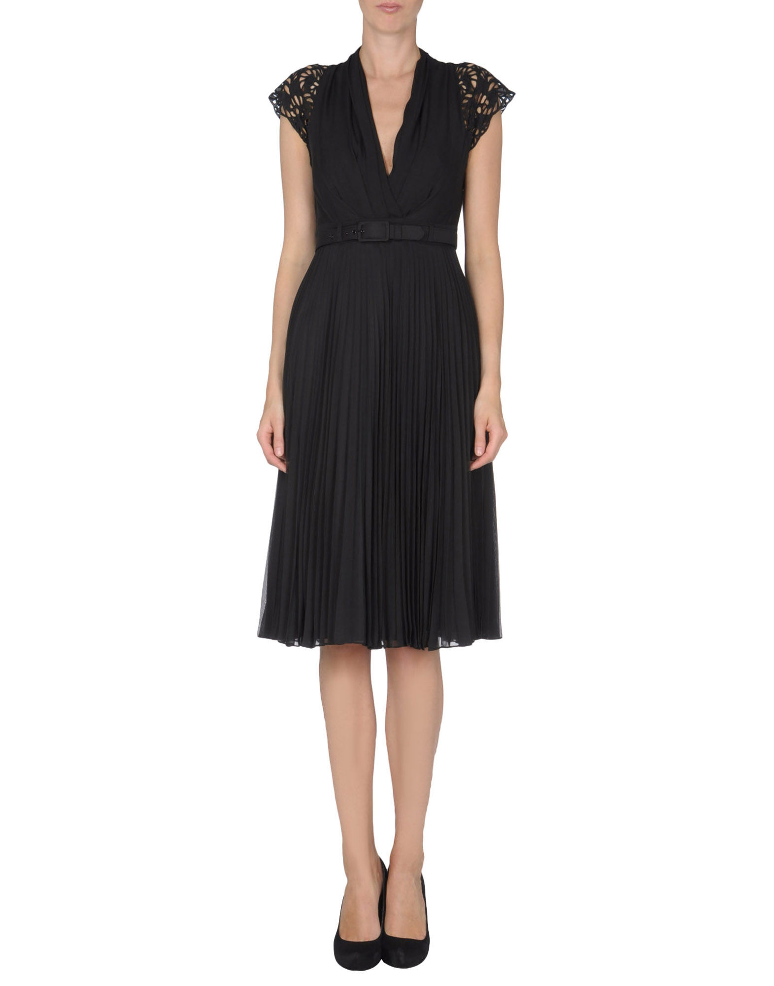 Catherine Malandrino Short Dress in Black | Lyst