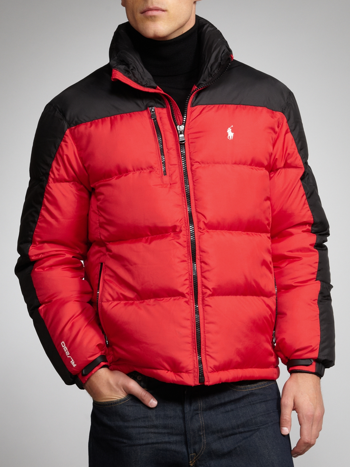 Polo Ralph Lauren Snow Puffer Jacket Red for Men - Lyst