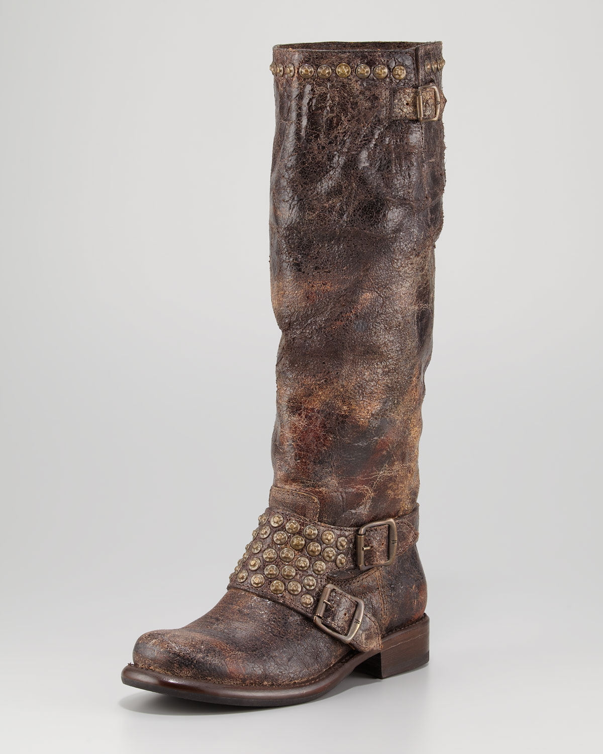 frye jenna studded boots