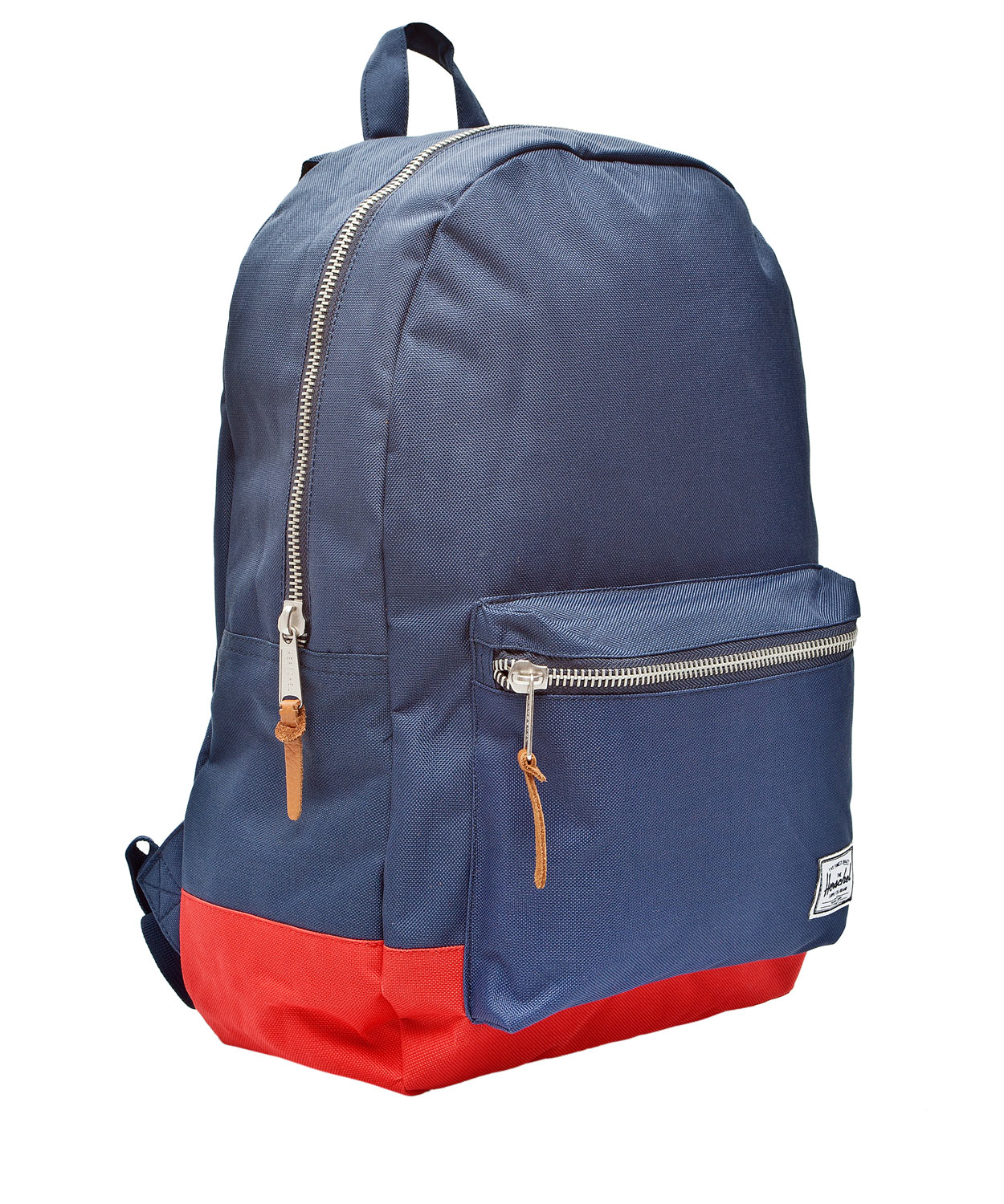 herschel blue and red backpack