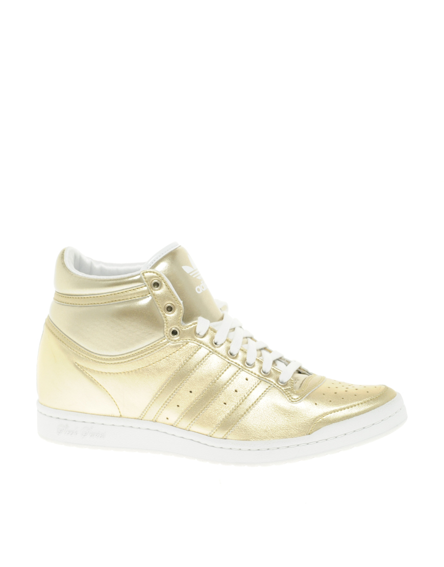 adidas gold trainers
