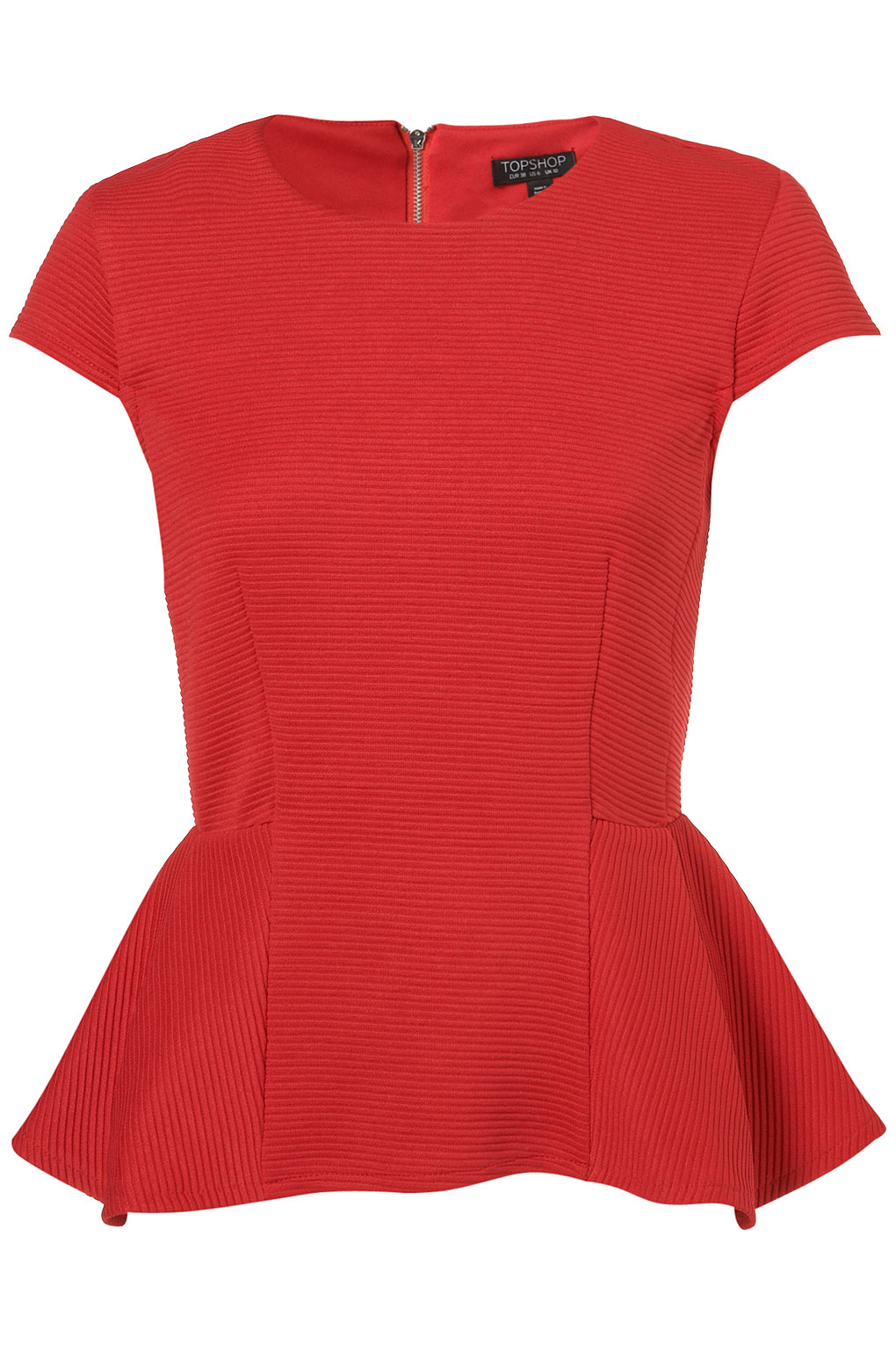 peplum top topshop