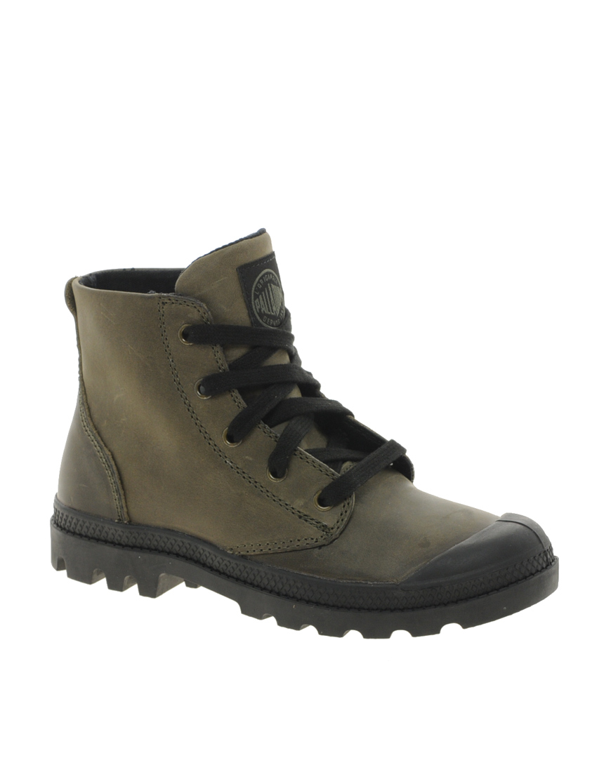 palladium pampa leather chelsea boots