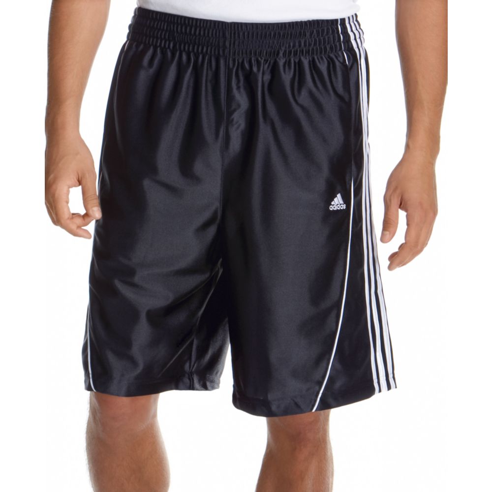 Adidas 3 Stripe Dazzle Short in Black for Men | Lyst