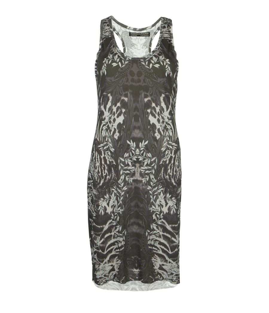 all saints zebra dress