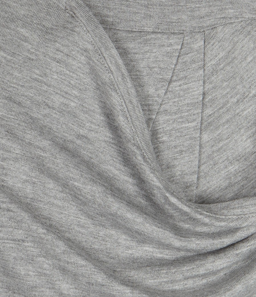 AllSaints Marina Dress in Grey Marl (Gray) - Lyst