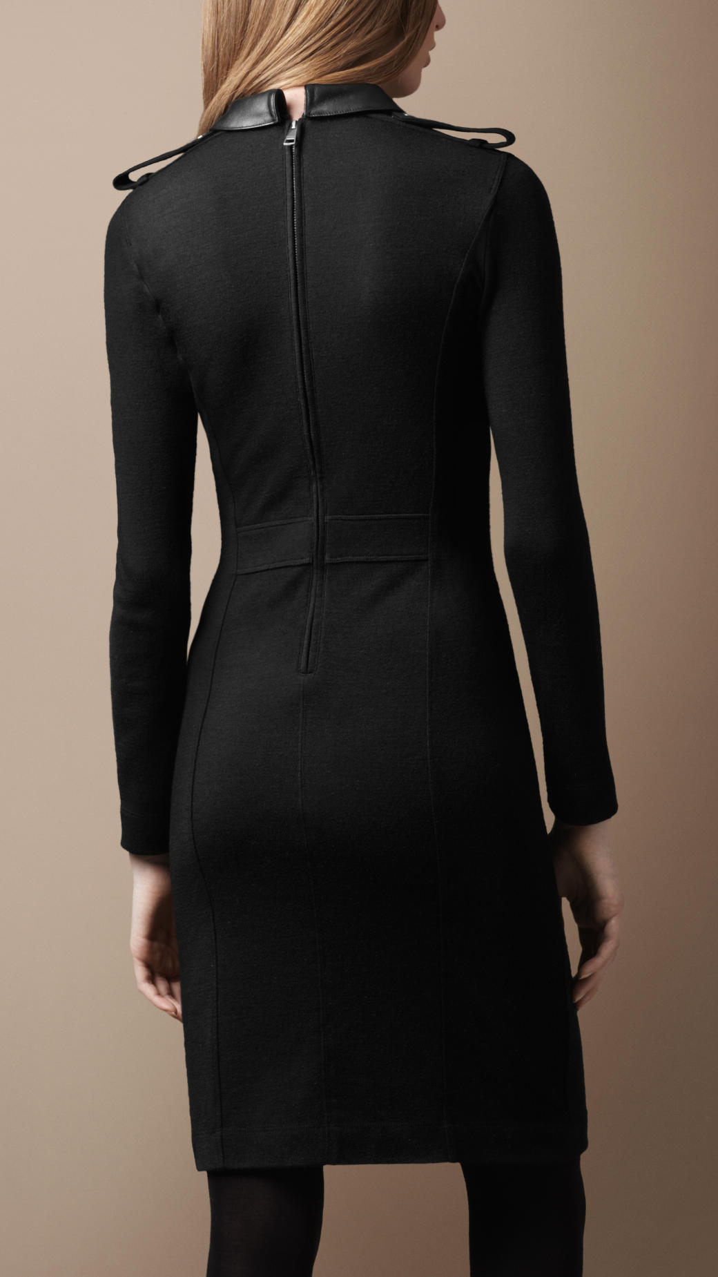 black burberry dress