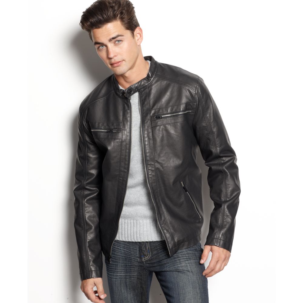 ck leather jacket