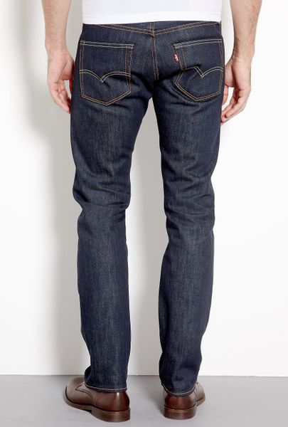 Levi's Raw Selvedge 511 Slim Jeans in Blue for Men | Lyst
