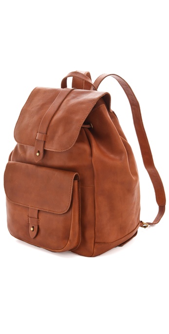 Madewell Leather Backpack in Brown - Lyst