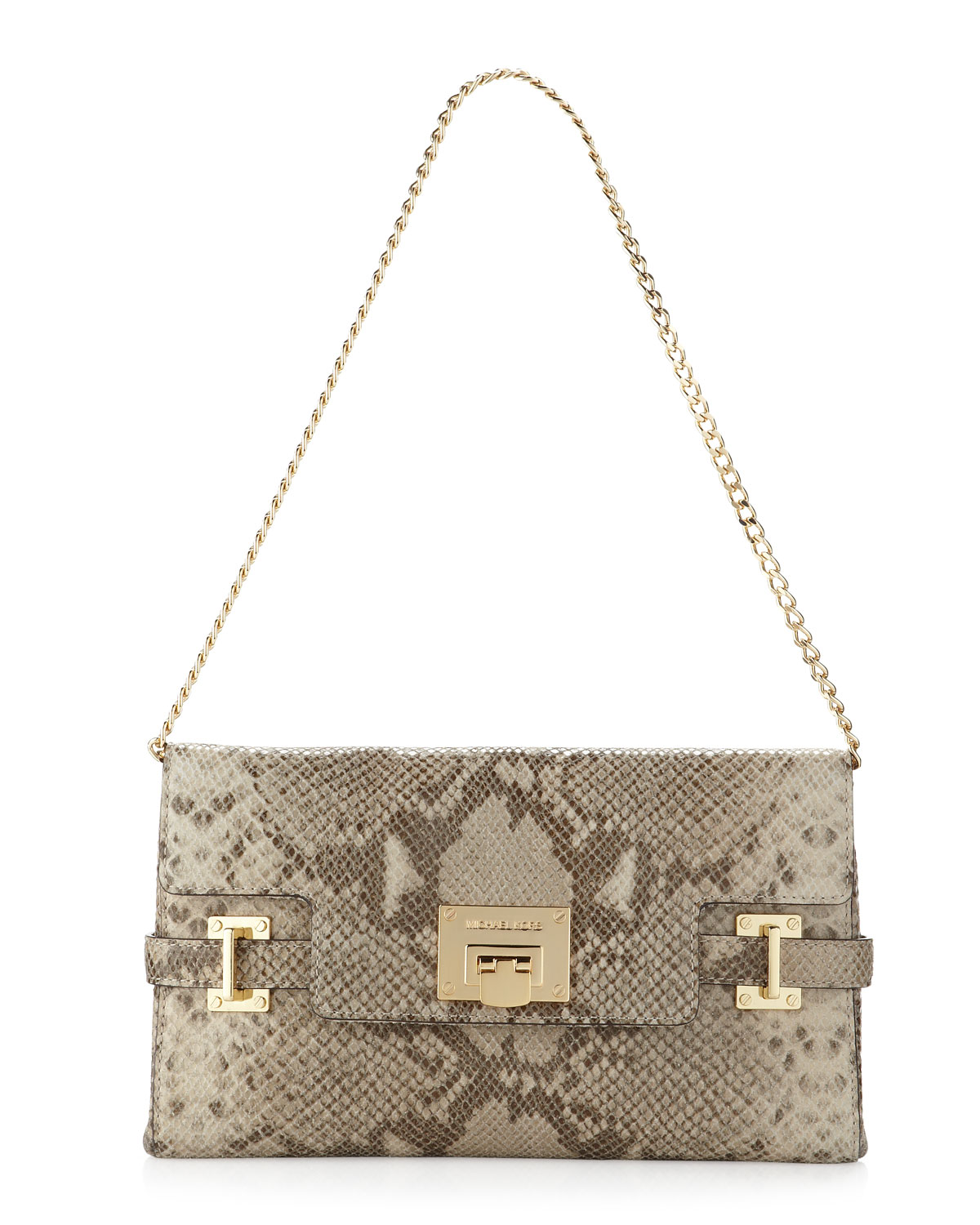 michael kors python clutch