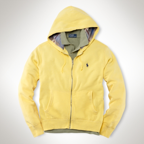 polo hoodie yellow
