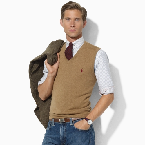 polo wool vest