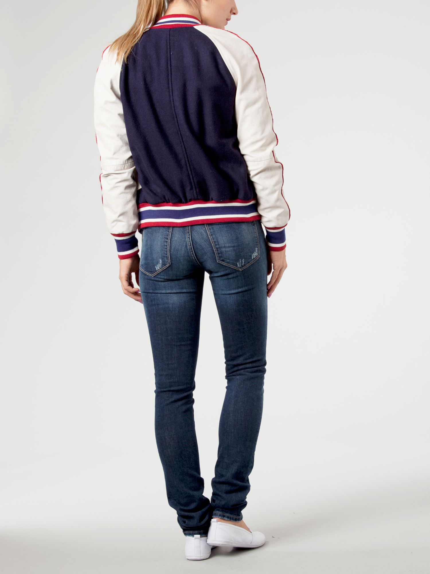 Tommy hilfiger Hilfiger Denim Baseball Jacket with White Contras in