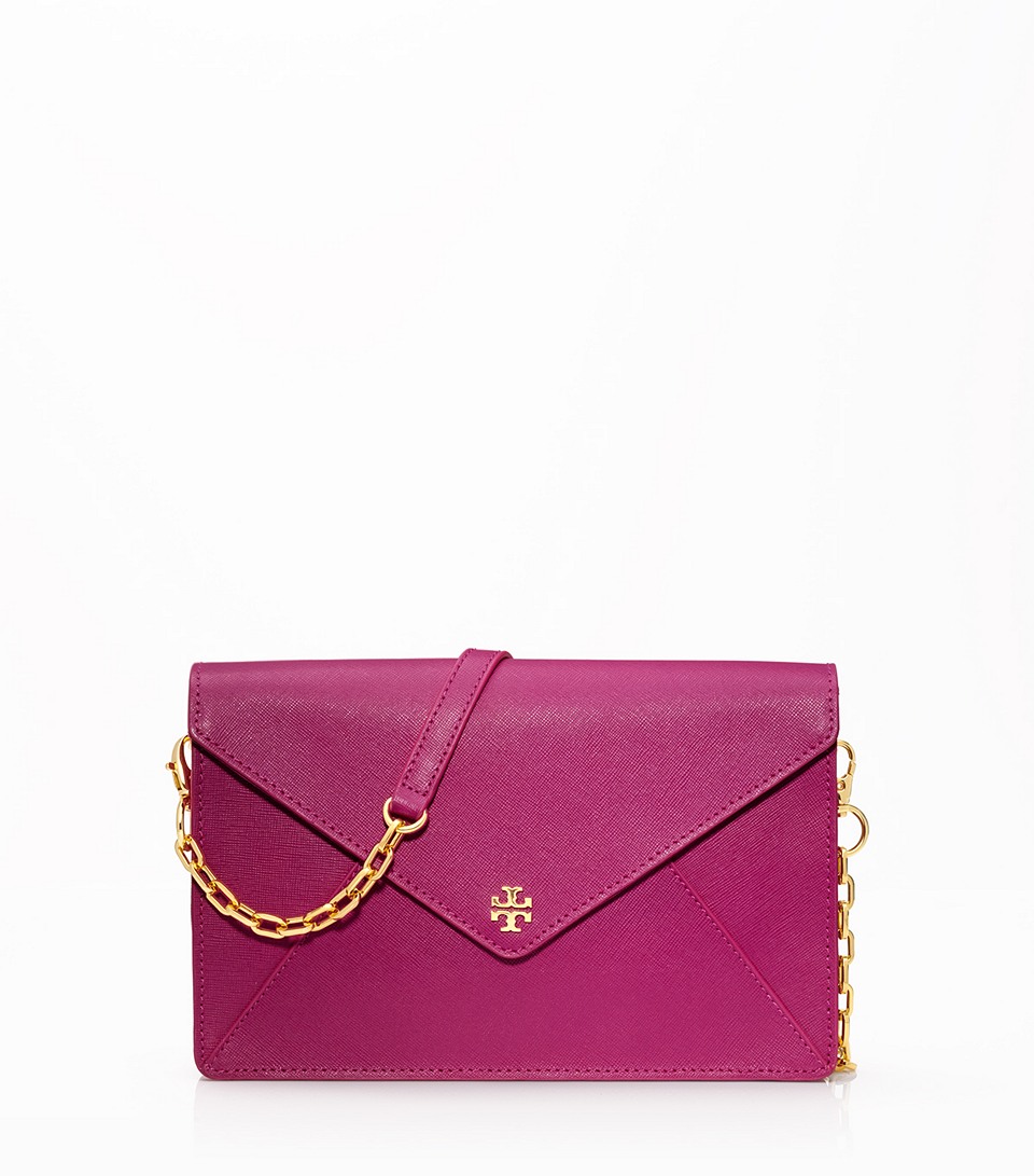 Pink Meridian Juliette Clutch by Tory Burch Accessories for $20