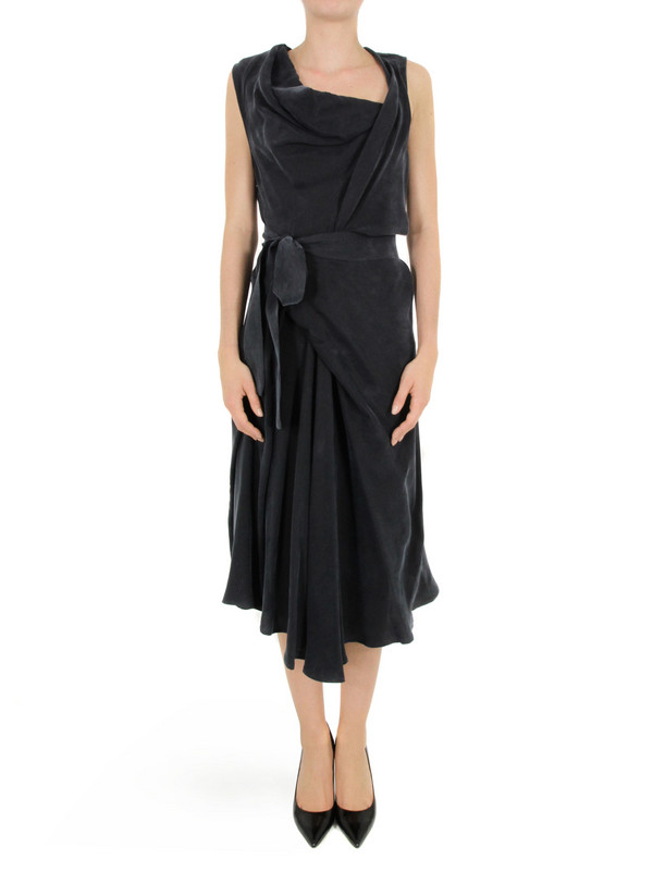 black fish cut dress