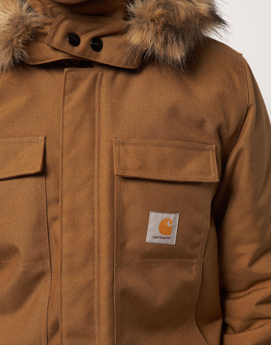 Carhartt Arctic Coat with Removable Hood in Brown for Men | Lyst