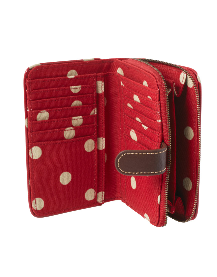 cath kidston red spot purse