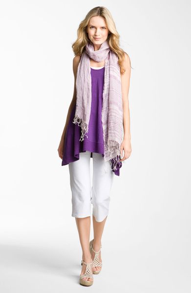 eileen fisher white pants