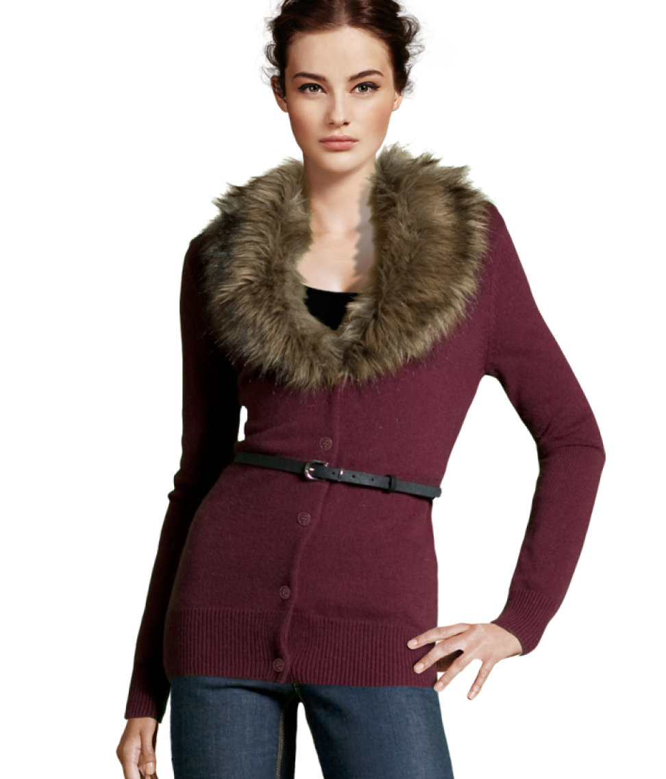 Lyst H&m Cardigan in Purple