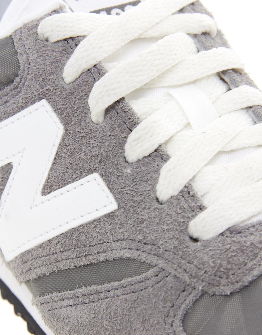 New Balance 420 Grey Vintage Trainers in Gray - Lyst