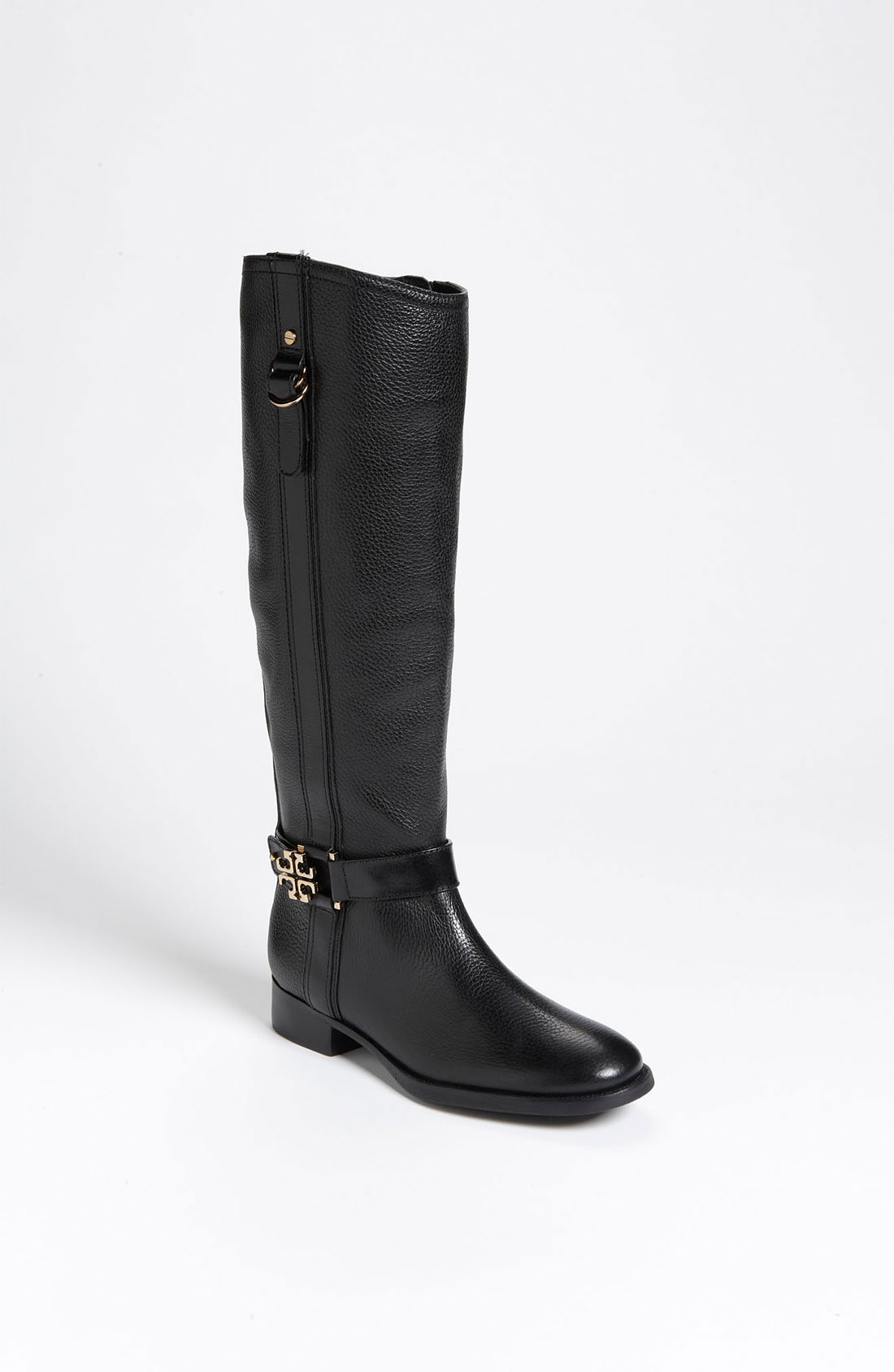 Tory Burch Elina Riding Boot in Black | Lyst