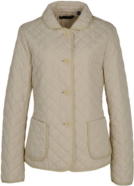 Uniqlo Women Quilted Jacket in Beige (natural) | Lyst