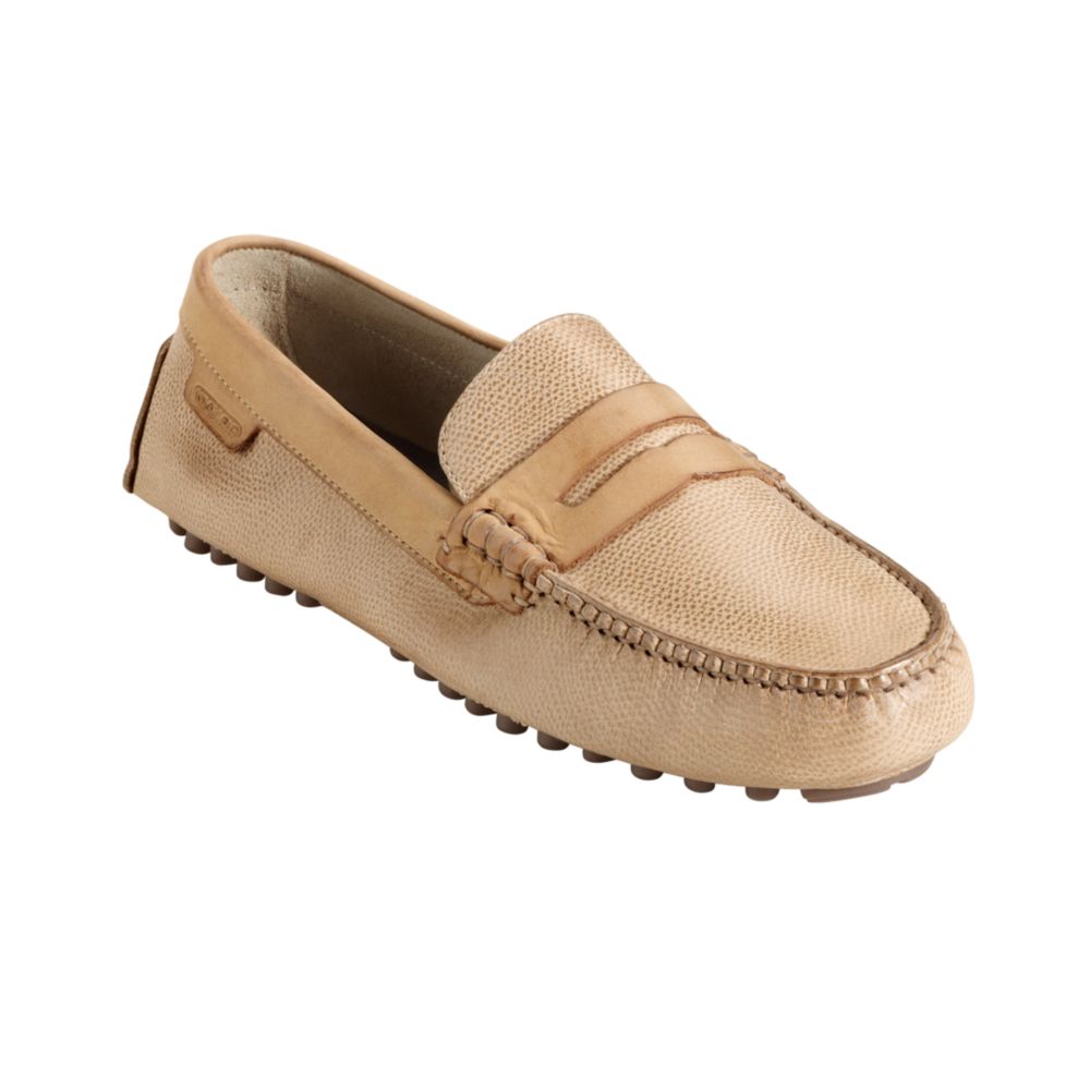 Cole Haan Air Grant Penny Driving Moccasins in Beige for Men (beige ...