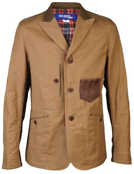 Junya Watanabe Long Sleever Carpenter Jacket in Brown for Men | Lyst