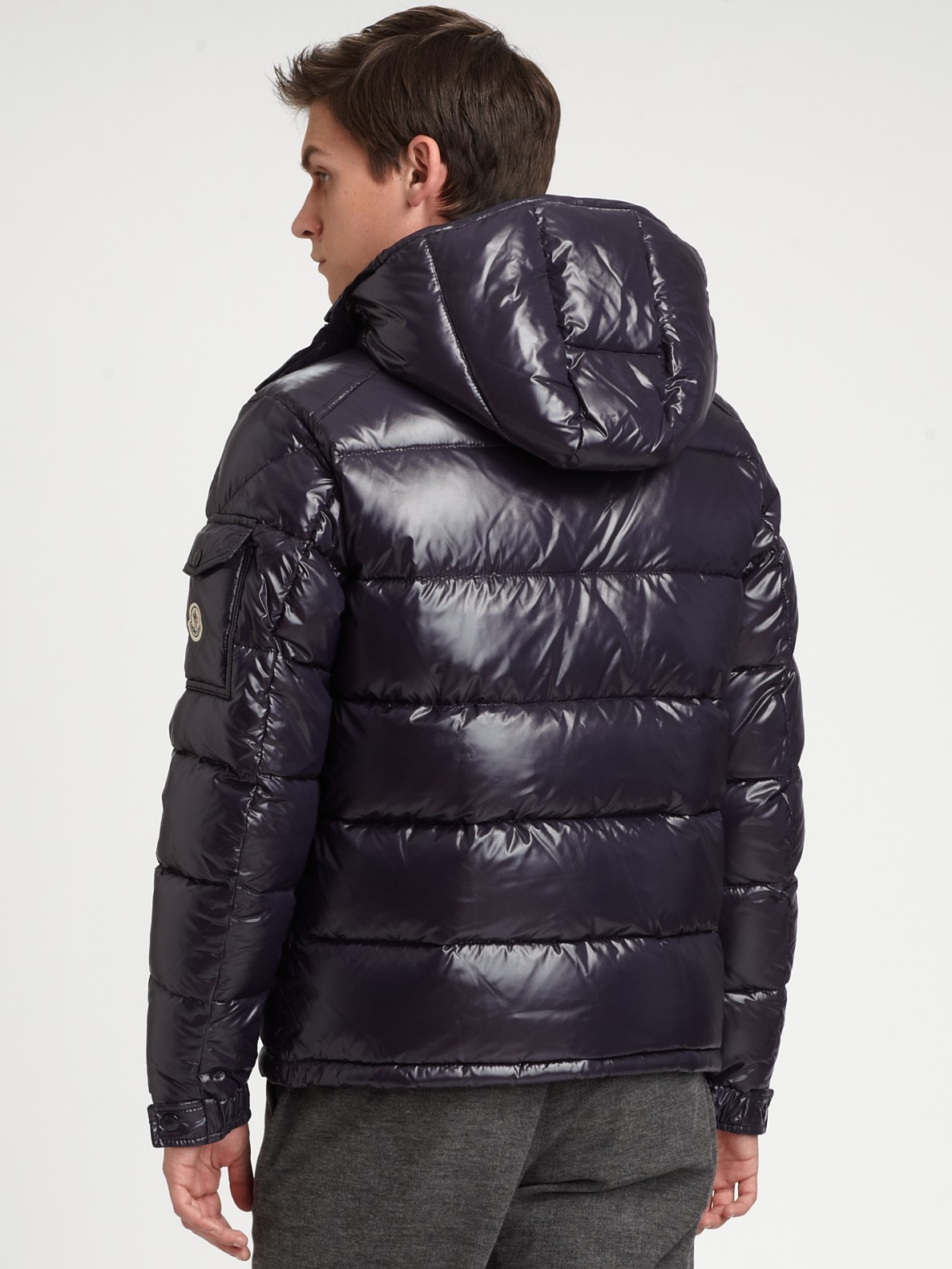 navy moncler maya