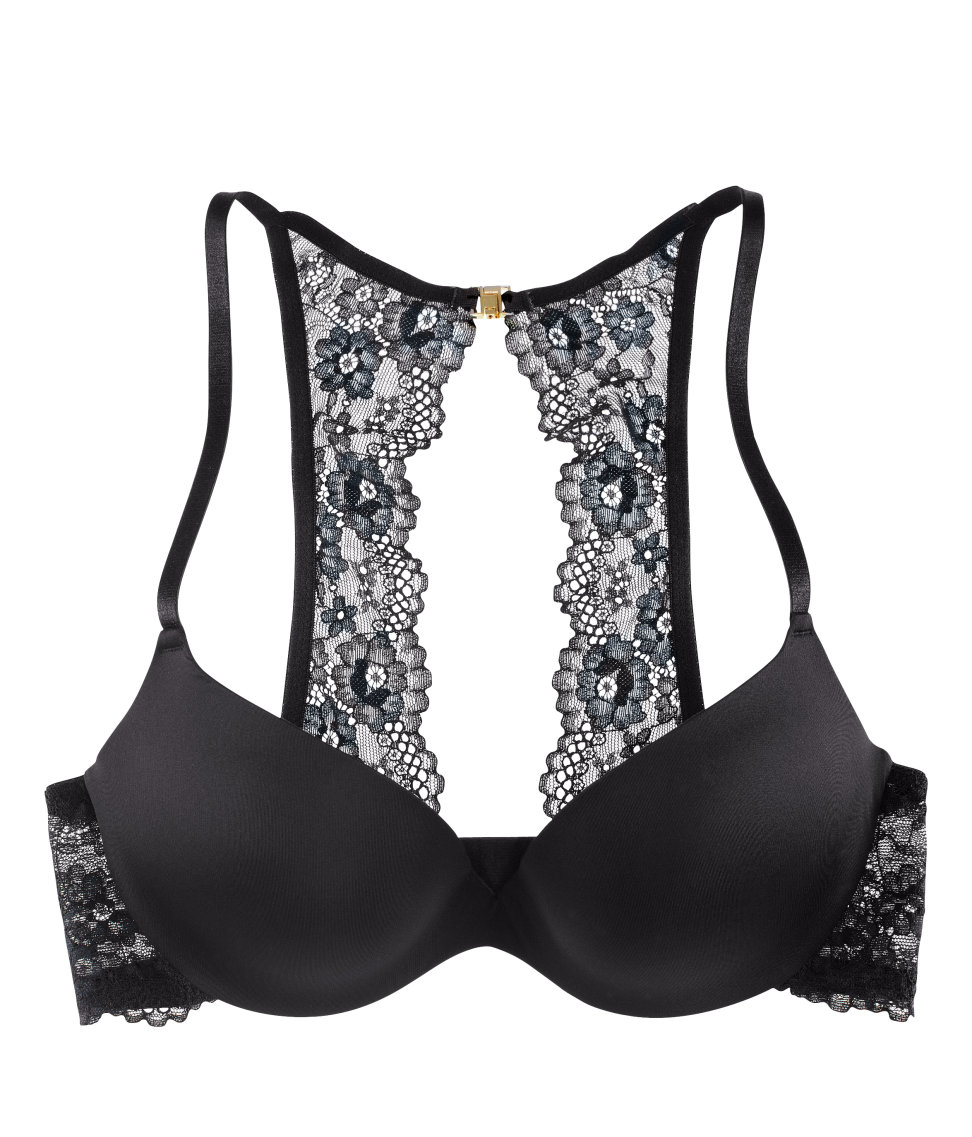 Lyst H&M Pushup Bra in Black