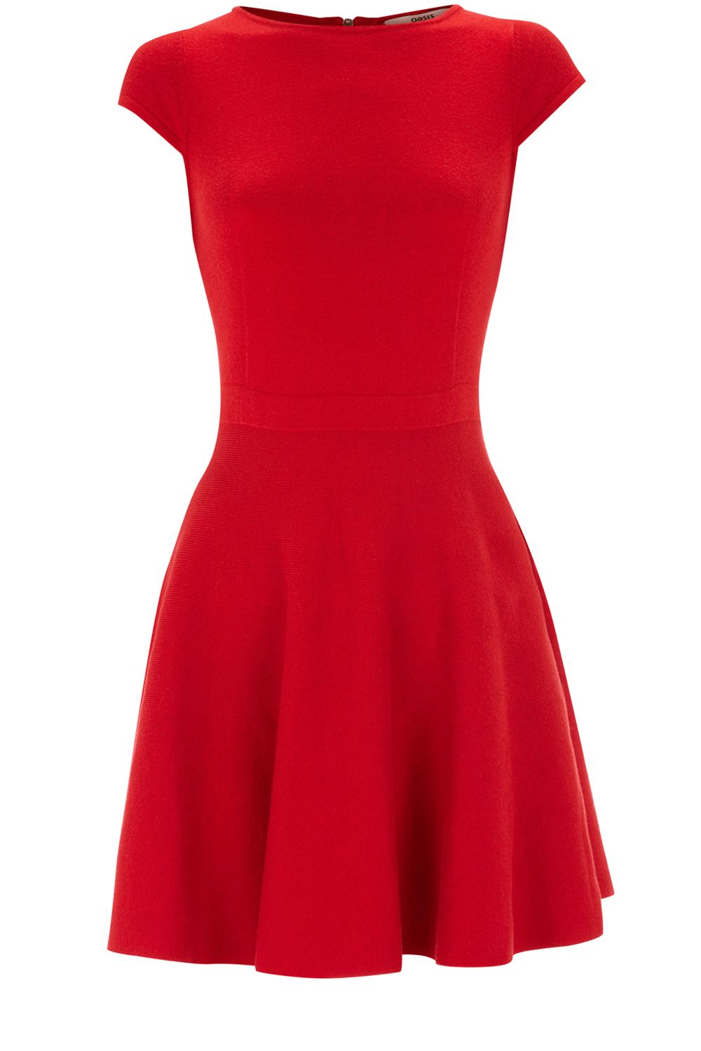 Oasis Fit and Flare Dress in Red | Lyst