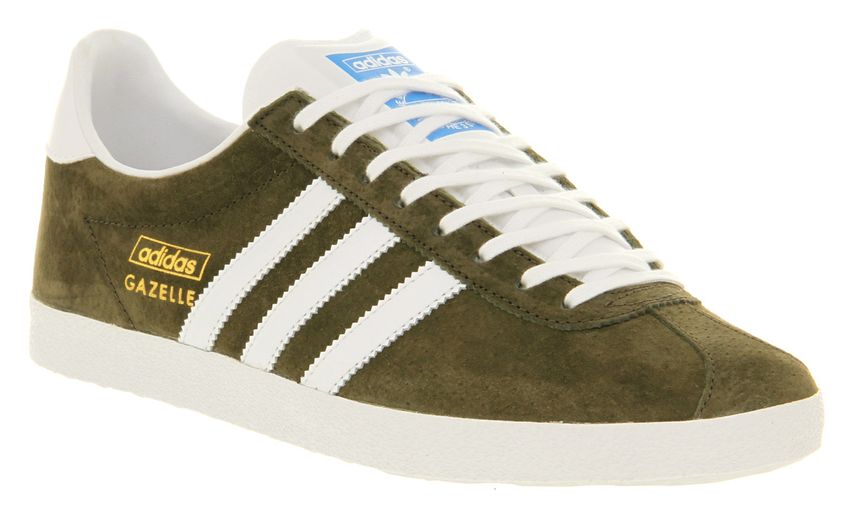 adidas Gazelle Og Oak Met Gold in Green for Men - Lyst