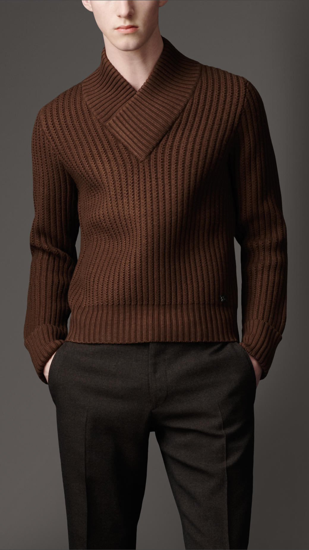 dark brown sweater mens