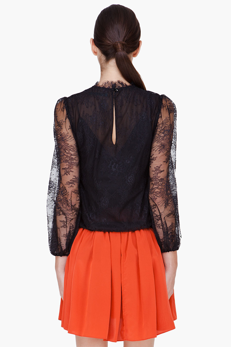 black lace blouse uk