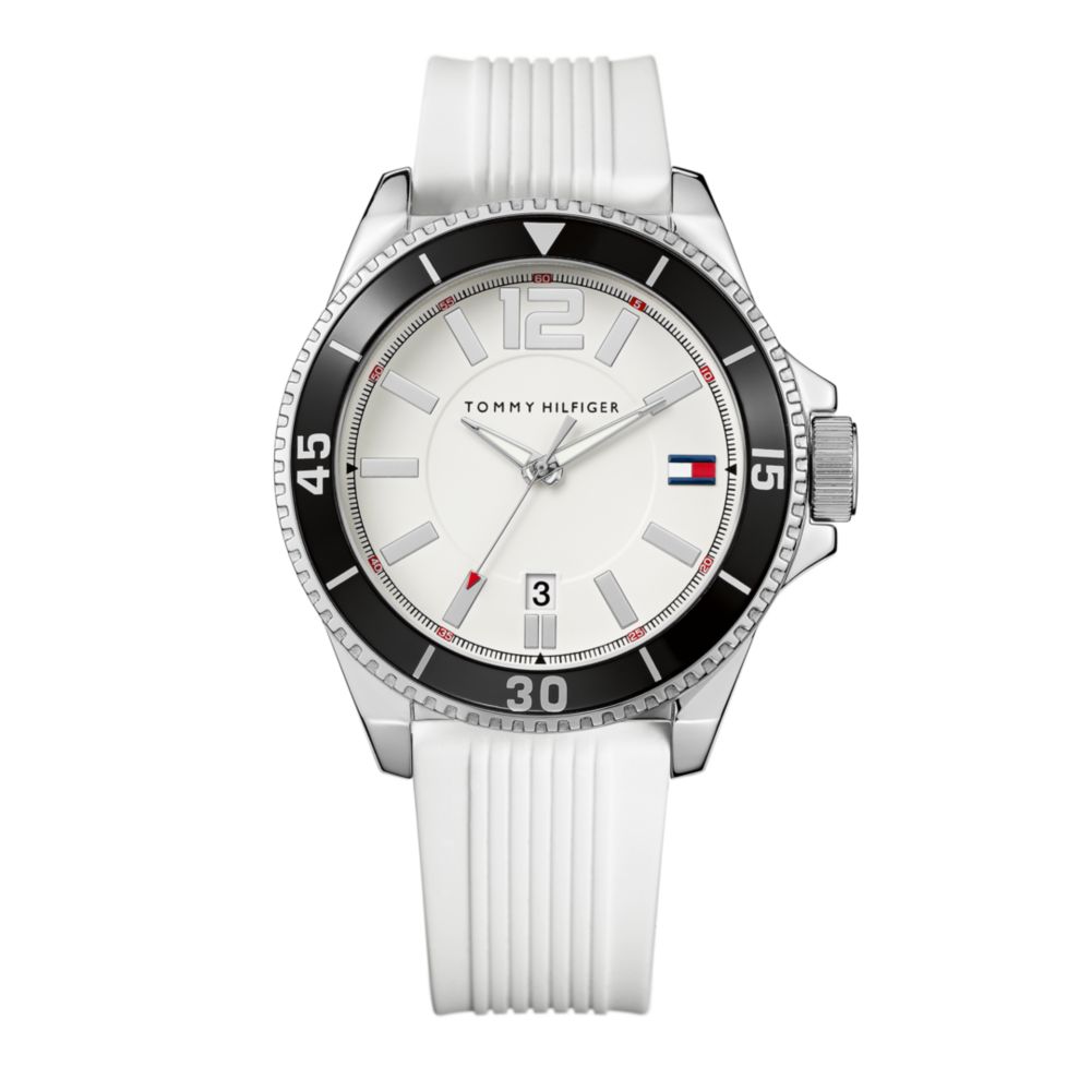 tommy hilfiger rubber strap watch