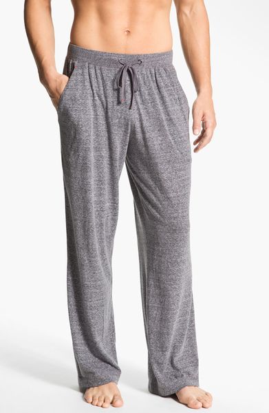 Daniel Buchler Heathered Lounge Pants in Gray for Men (dark grey) | Lyst