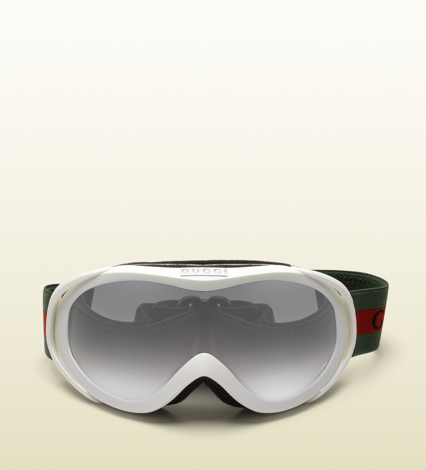 Gucci ski goggles in green injected